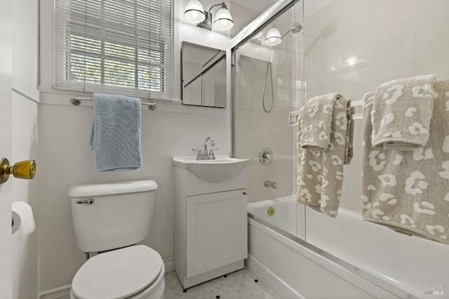 20 Selfridge St, Vallejo, CA 94590 - bathroom with vanity and bath / shower combo with glass door