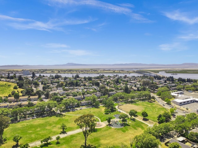 20 Selfridge St, Vallejo, CA 94590 - aerial perspective of suburban area featuring a water and mountain view and a notable bridge