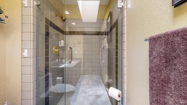 4389 Summit View Ranch Rd, Santa Rosa, CA 95404 - full bath with a stall shower and a textured wall