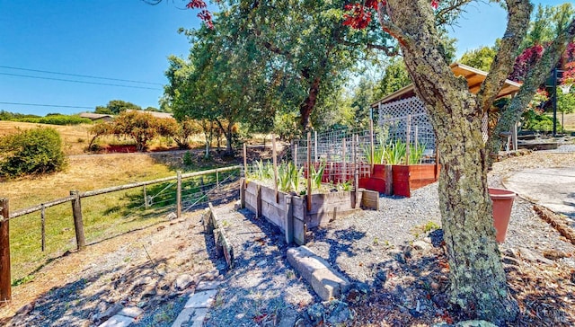 4389 Summit View Ranch Rd, Santa Rosa, CA 95404 - view of yard featuring a vegetable garden