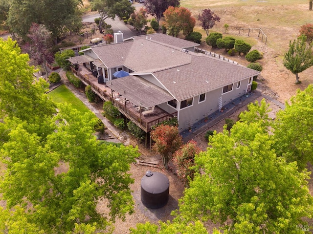 4389 Summit View Ranch Rd, Santa Rosa, CA 95404 - aerial view of property and surrounding area