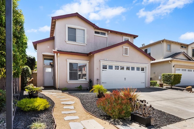 159 Suncliff Pl, Vallejo, CA 94591 - traditional home featuring stucco siding, concrete driveway, and a garage