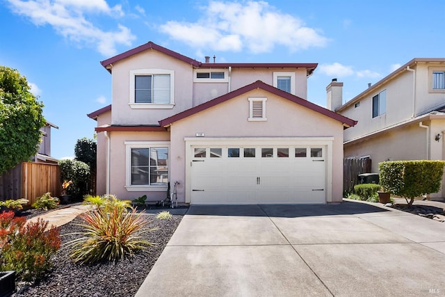 159 Suncliff Pl, Vallejo, CA 94591 - traditional-style house with stucco siding, driveway, and a garage