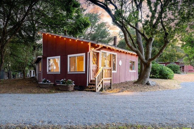 210 Valley View Dr, Petaluma, CA 94952 - view of front of property with board and batten siding