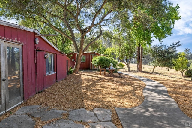 210 Valley View Dr, Petaluma, CA 94952 - view of yard with an outbuilding