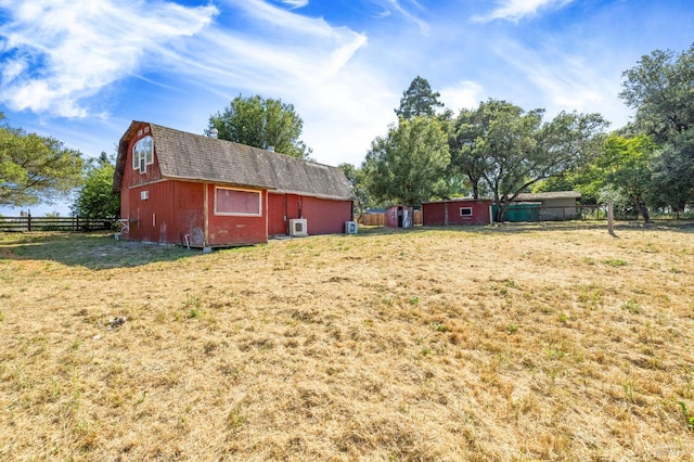 210 Valley View Dr, Petaluma, CA 94952 - view of yard with a barn and an outbuilding