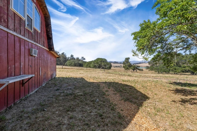 210 Valley View Dr, Petaluma, CA 94952 - view of green lawn featuring a wall mounted AC
