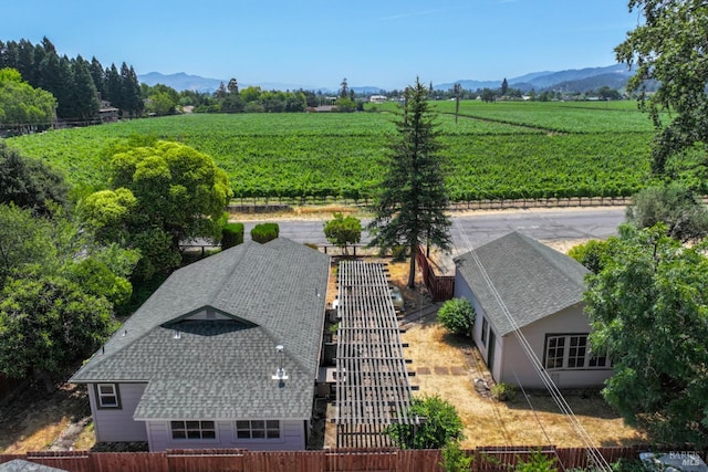 1388 Sulphur Springs Ave, Saint Helena, CA 94574 - aerial view of sparsely populated area featuring abundant farmland and a mountain backdrop