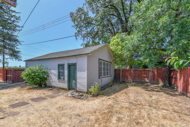 1388 Sulphur Springs Ave, Saint Helena, CA 94574 - view of outbuilding featuring a fenced backyard