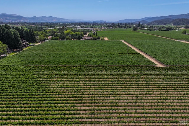 1388 Sulphur Springs Ave, Saint Helena, CA 94574 - aerial view of sparsely populated area with extensive farmland and mountains