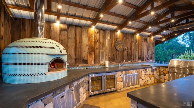 2570 Goodwin Ave, Penngrove, CA 94951 - view of patio / terrace with area for grilling and wine cooler