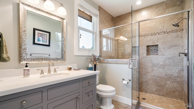 2570 Goodwin Ave, Penngrove, CA 94951 - full bathroom featuring vanity and a shower stall