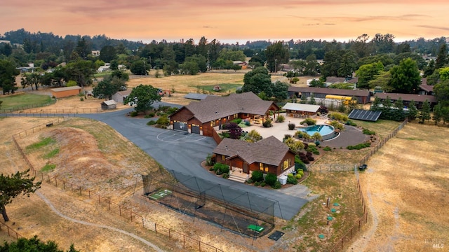 2570 Goodwin Ave, Penngrove, CA 94951 - aerial view of property's location featuring a pool