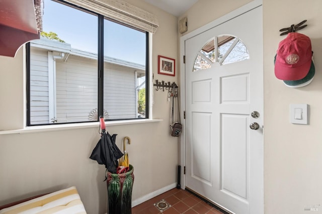 128 Walnut Ave, Mill Valley, CA 94941 - entryway with tile patterned flooring and baseboards