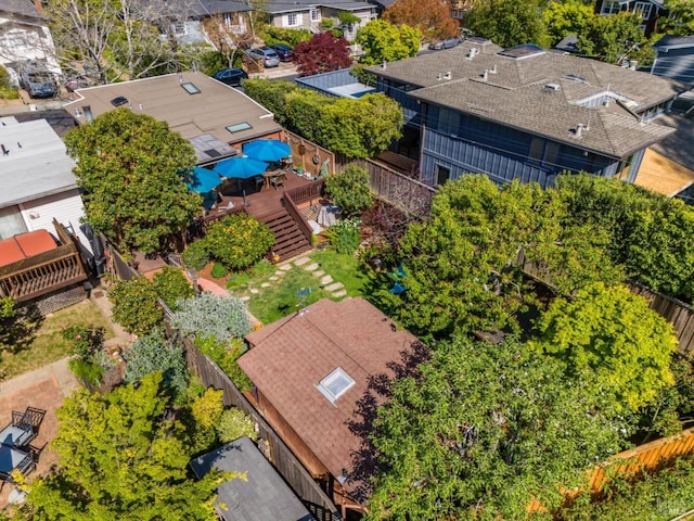 128 Walnut Ave, Mill Valley, CA 94941 - aerial perspective of suburban area