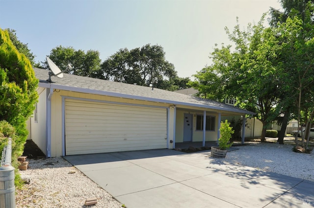 15190 Highlands Hbr, Clearlake, CA 95422 - ranch-style home with a garage and driveway