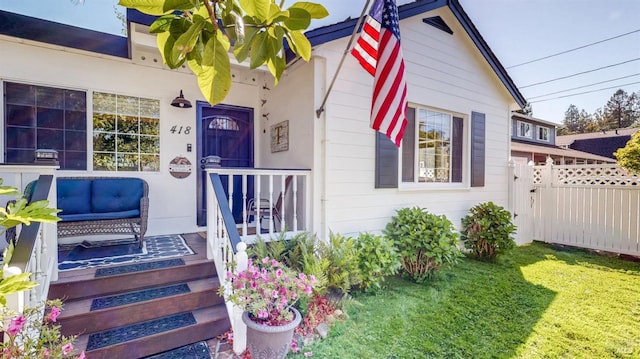 418 W Cotati Ave, Cotati, CA 94931 - doorway to property with a porch