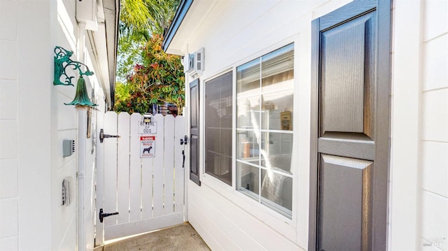 418 W Cotati Ave, Cotati, CA 94931 - doorway to property featuring a gate