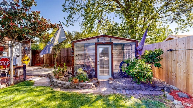 418 W Cotati Ave, Cotati, CA 94931 - view of shed with a fenced backyard