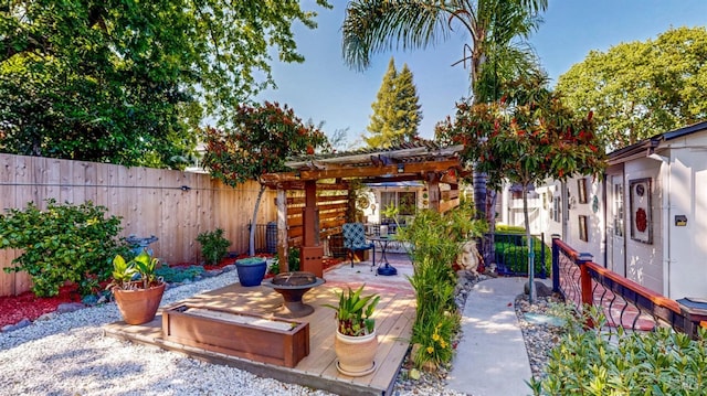 418 W Cotati Ave, Cotati, CA 94931 - fenced backyard featuring a pergola and a patio