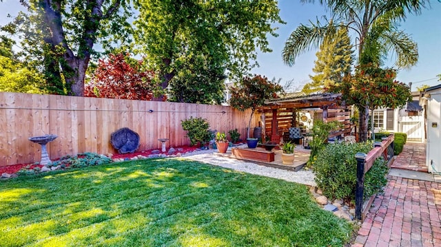 418 W Cotati Ave, Cotati, CA 94931 - fenced backyard featuring a pergola and a patio