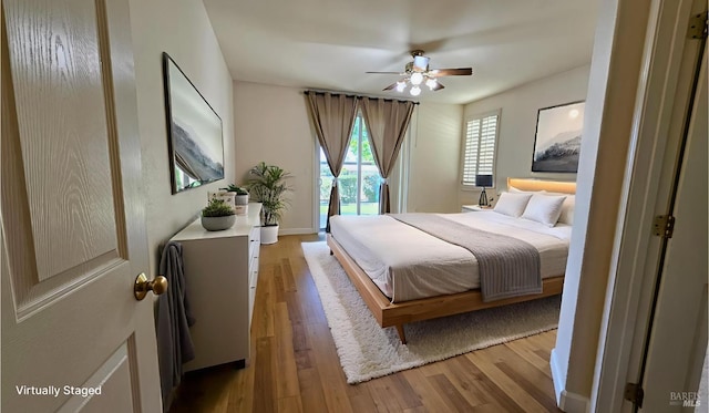 27 Via La Morra, American Canyon, CA 94503 - bedroom with wood finished floors and ceiling fan