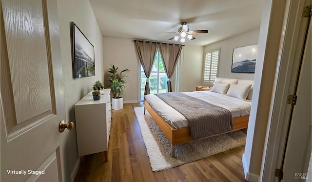 27 Via La Morra, American Canyon, CA 94503 - bedroom featuring wood finished floors and a ceiling fan