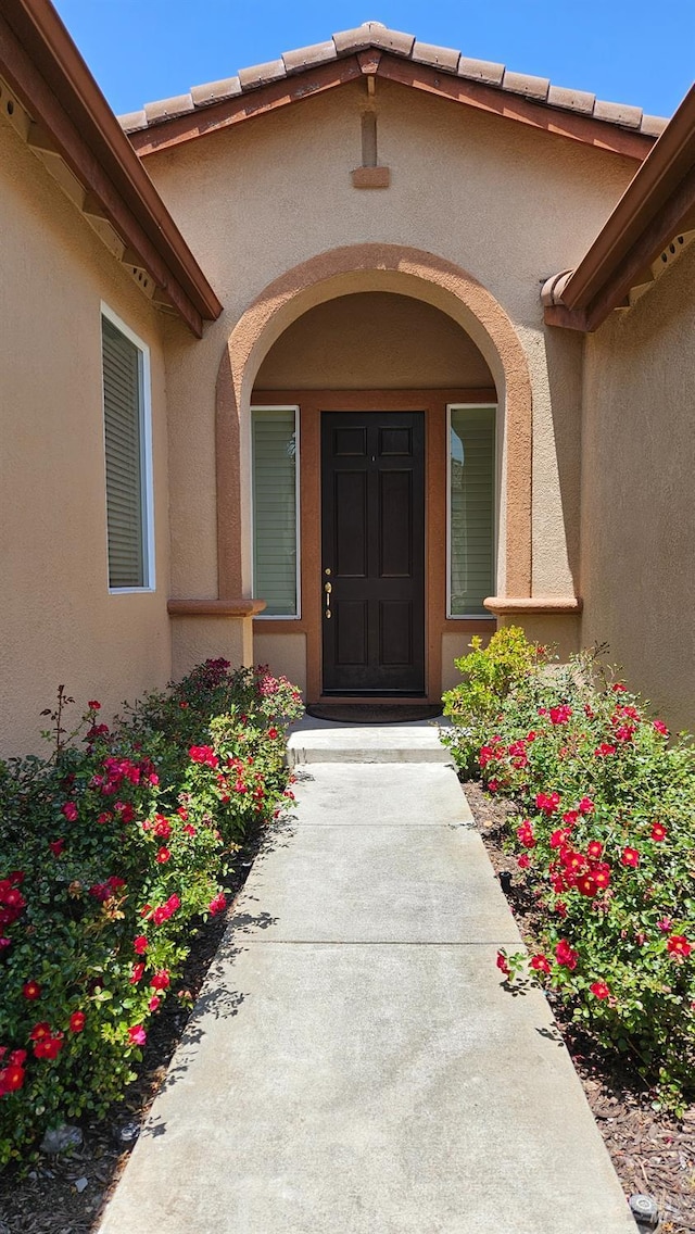 27 Via La Morra, American Canyon, CA 94503 - doorway to property featuring stucco siding