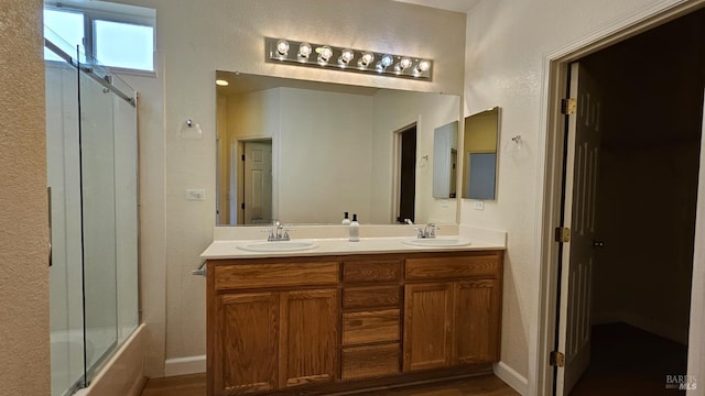 27 Via La Morra, American Canyon, CA 94503 - bathroom with double vanity and a textured wall