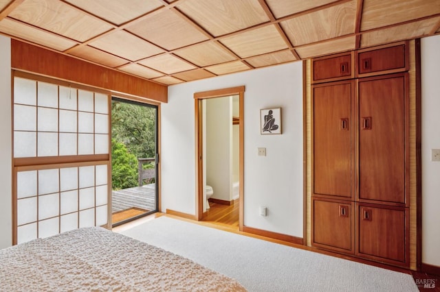 10 Miwok Way, Inverness, CA 94937 - unfurnished bedroom with carpet floors, access to exterior, and connected bathroom