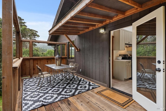 10 Miwok Way, Inverness, CA 94937 - view of wooden terrace