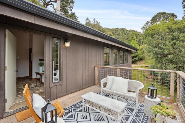 10 Miwok Way, Inverness, CA 94937 - view of wooden terrace