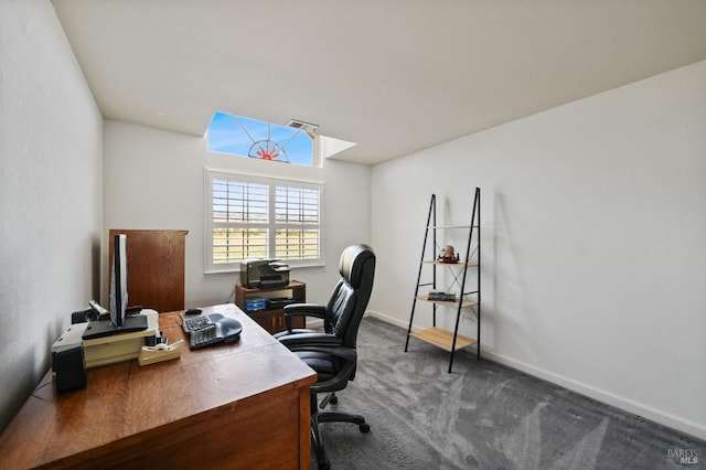 2128 Saint Augustine Cir, Petaluma, CA 94954 - home office featuring carpet floors and baseboards