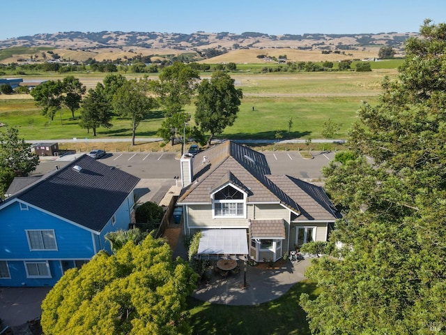 2128 Saint Augustine Cir, Petaluma, CA 94954 - aerial view of sparsely populated area featuring mountains