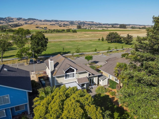 2128 Saint Augustine Cir, Petaluma, CA 94954 - view from above of property featuring a mountain backdrop