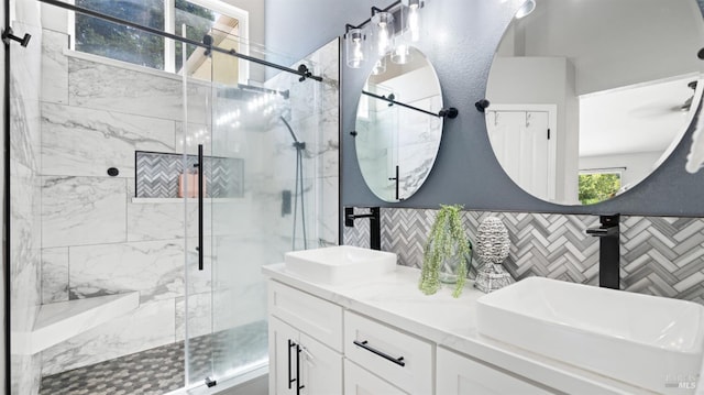 705 Wiegand Way, Dixon, CA 95620 - full bath with a shower stall and double vanity