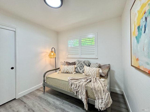 2300 W Park Ave, Napa, CA 94558 - bedroom featuring wood finished floors and baseboards