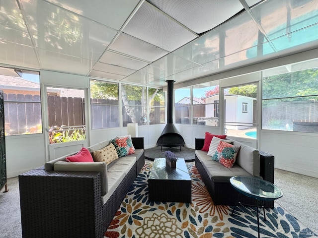 2300 W Park Ave, Napa, CA 94558 - sunroom / solarium featuring outdoor lounge area