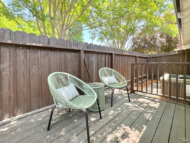 2300 W Park Ave, Napa, CA 94558 - wooden terrace featuring a fenced backyard