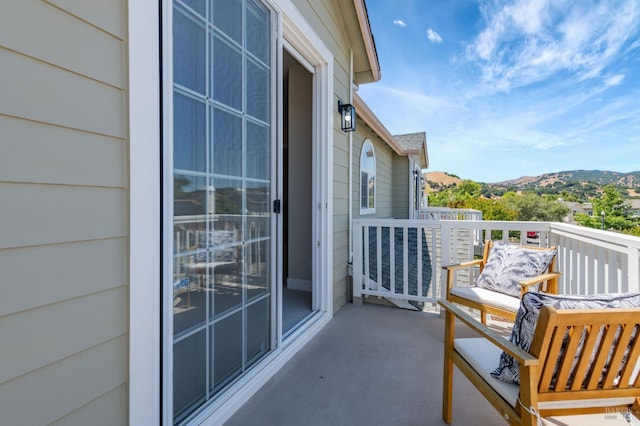 339 Sterling Way, San Rafael, CA 94903 - balcony featuring a mountain view