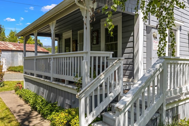 9748 Middle Creek Rd, Upper Lake, CA 95485 - view of porch