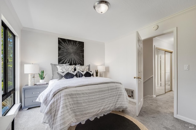 900 Southampton Rd Unit 123, Benicia, CA 94510 - bedroom featuring crown molding and carpet