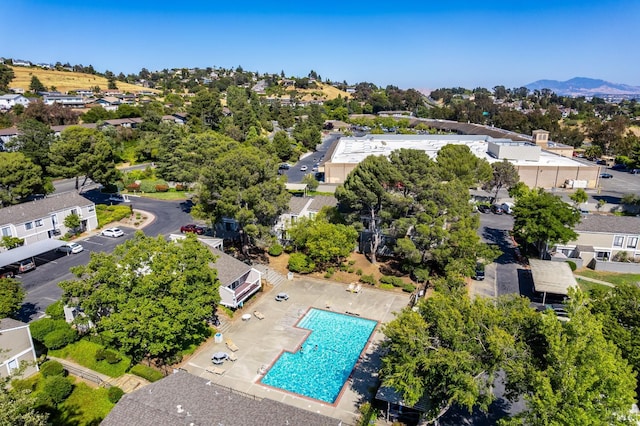 900 Southampton Rd Unit 123, Benicia, CA 94510 - aerial view of residential area featuring a pool