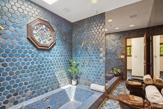 7 Shanley Ln, Ross, CA 94957 - bathroom with recessed lighting and toilet