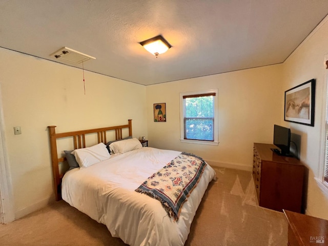 436 S Front St, Rio Vista, CA 94571 - bedroom featuring attic access and light colored carpet