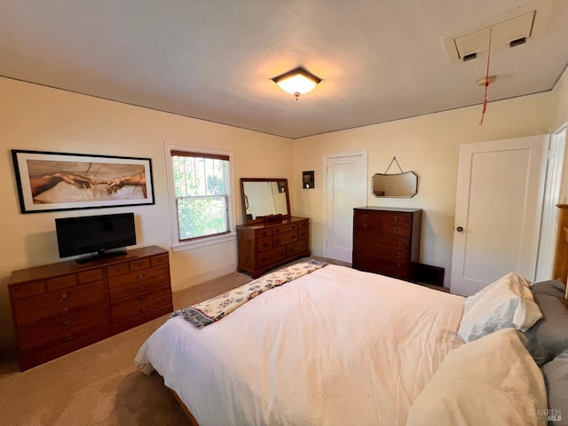 436 S Front St, Rio Vista, CA 94571 - bedroom with attic access and carpet floors