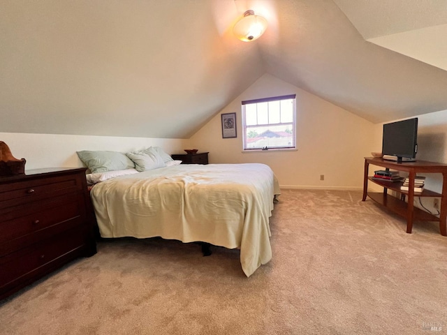 436 S Front St, Rio Vista, CA 94571 - bedroom featuring light carpet and vaulted ceiling