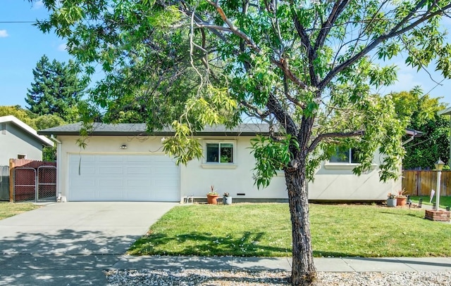 3338 Main St, Napa, CA 94558 - ranch-style house with stucco siding, driveway, and an attached garage