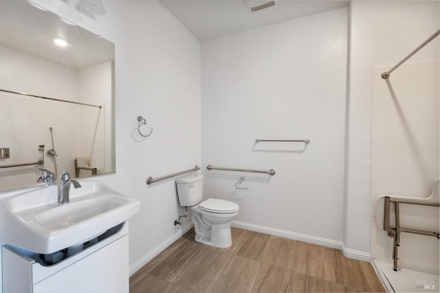 40708 Fremont Blvd, Fremont, CA 94538 - full bathroom featuring wood finished floors and vanity