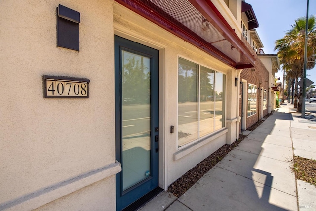 40708 Fremont Blvd, Fremont, CA 94538 - doorway to property with stucco siding